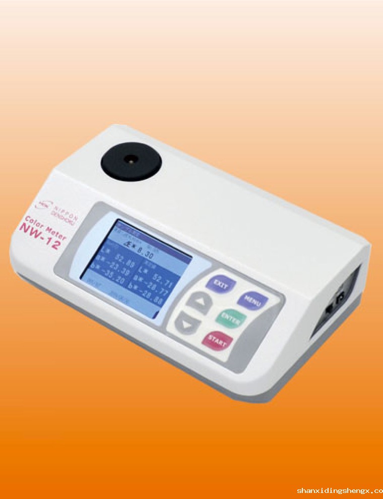 日本进口小型色差计白度计 NW-12